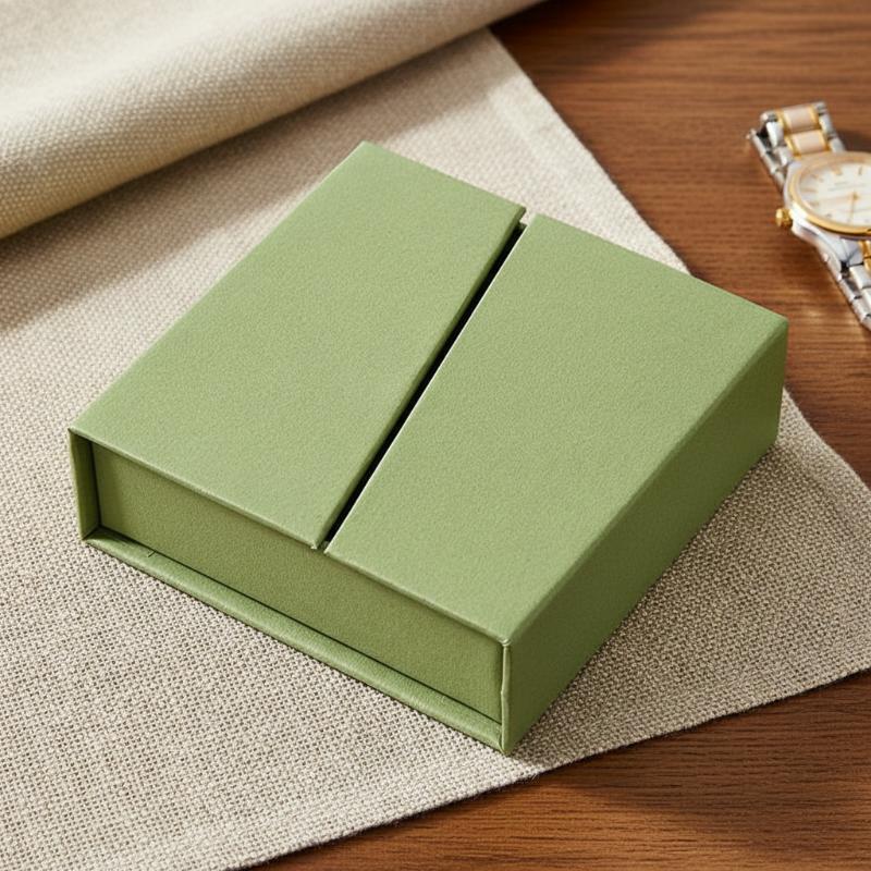Ring Binder Box - Slanted Flip Cover Magnetic Closure Jewelry