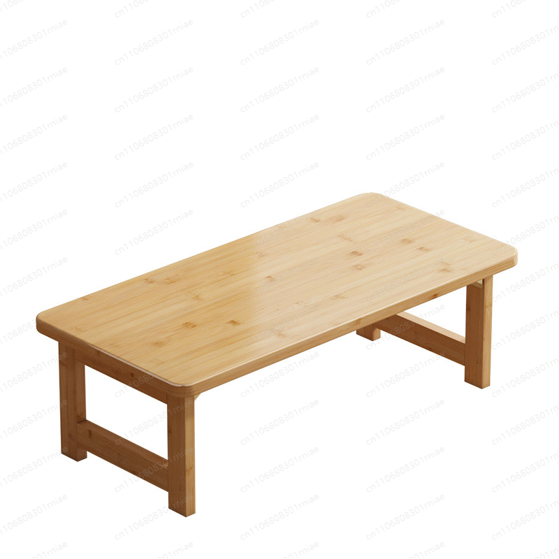Desk Setup Notebook - Solid Bamboo Kang Table Foldable Low