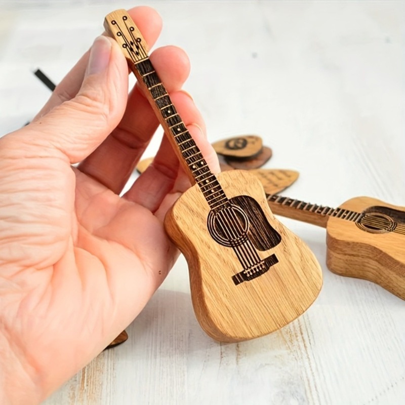 Desk Setup Retro - 1 Set Creative Guitar Pick Display,