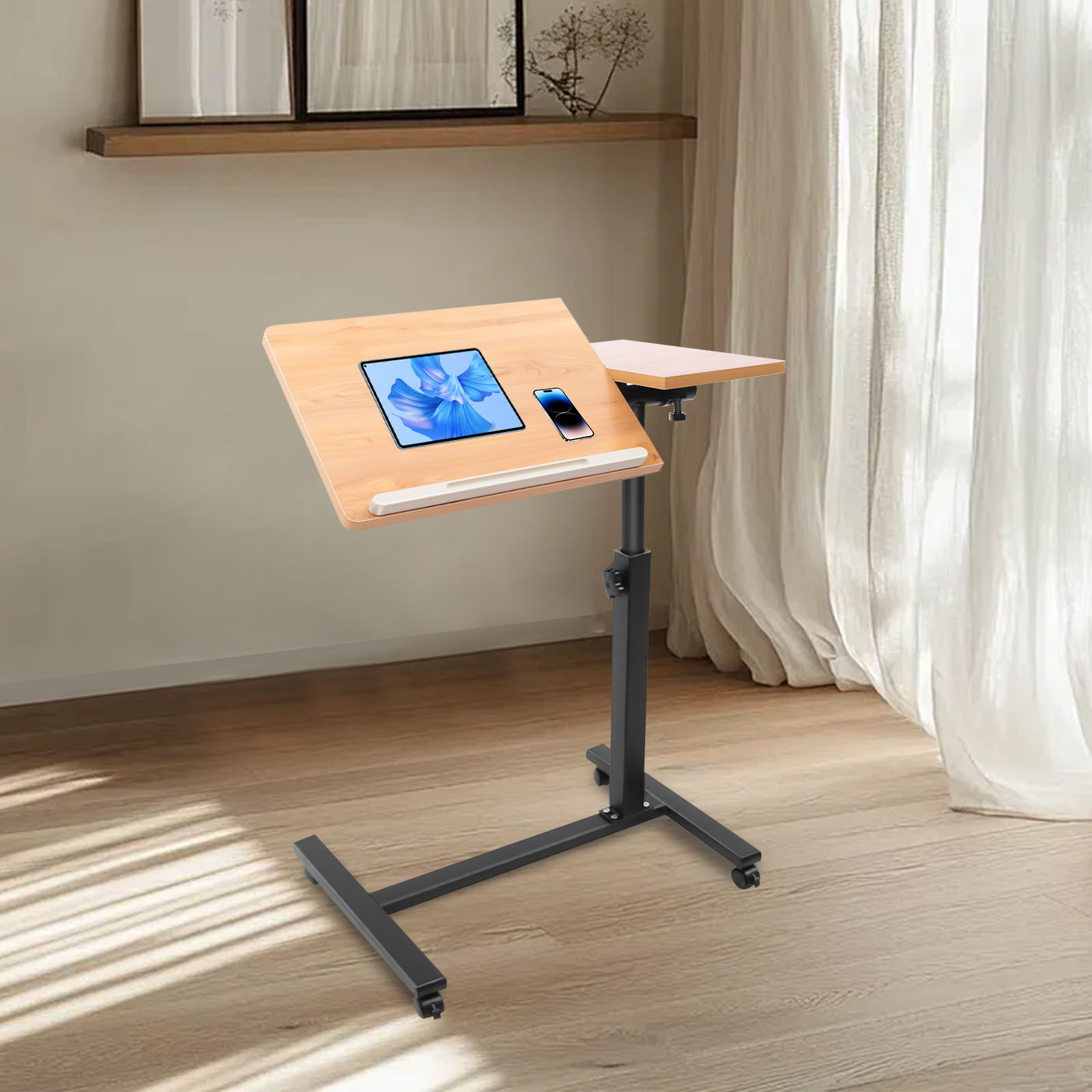 Mobile Laptop Table Adjustable - огляд і ціна Desk Setup Notebook