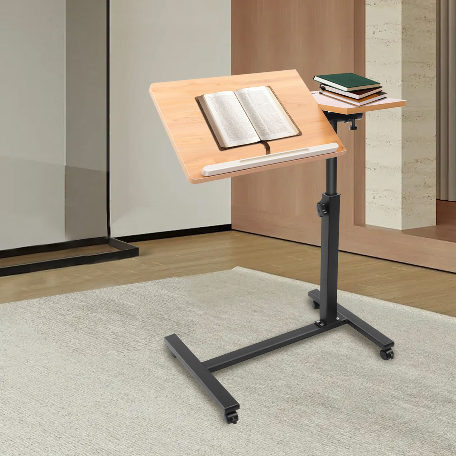 Mobile Laptop Table Adjustable - огляд і ціна Desk Setup Notebook