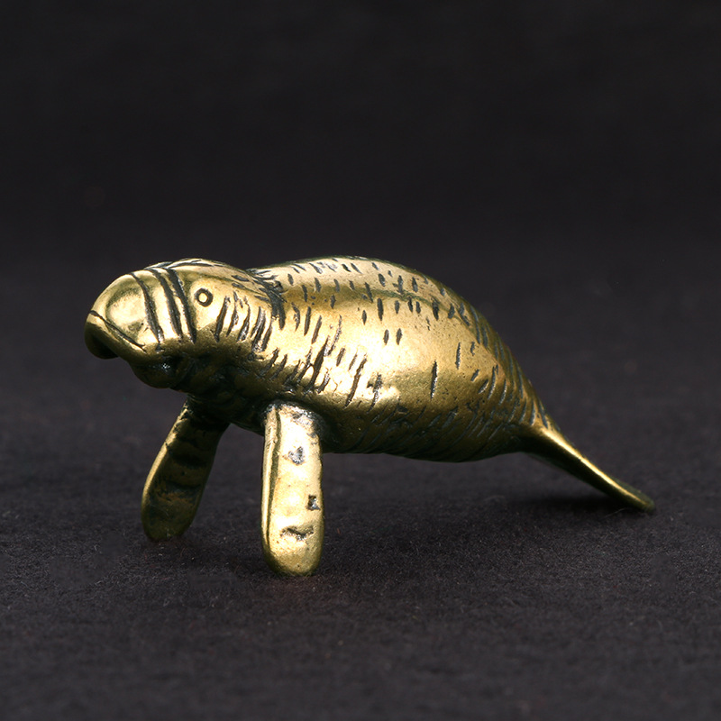 Brass Florida Manatee Decorati - огляд і ціна Desk Setup Retro