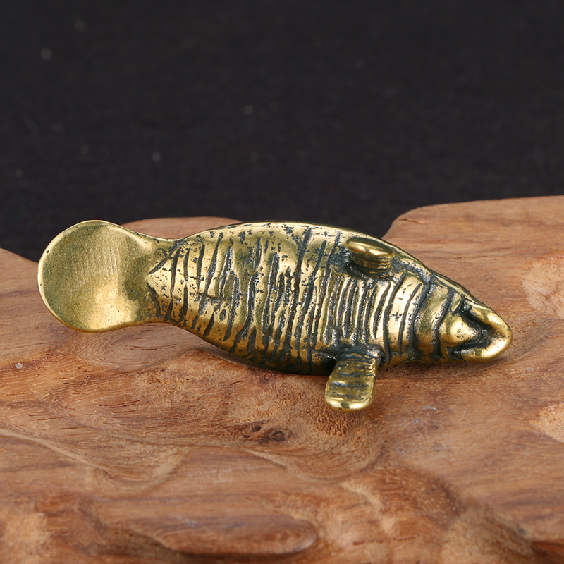 Brass Florida Manatee Decorati - огляд і ціна Desk Setup Retro