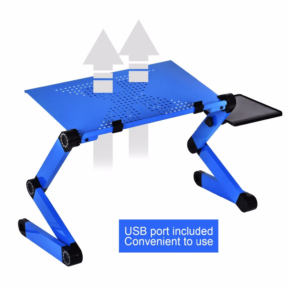 Aluminum Alloy Laptop Table Ad - огляд і ціна Desk Setup Notebook
