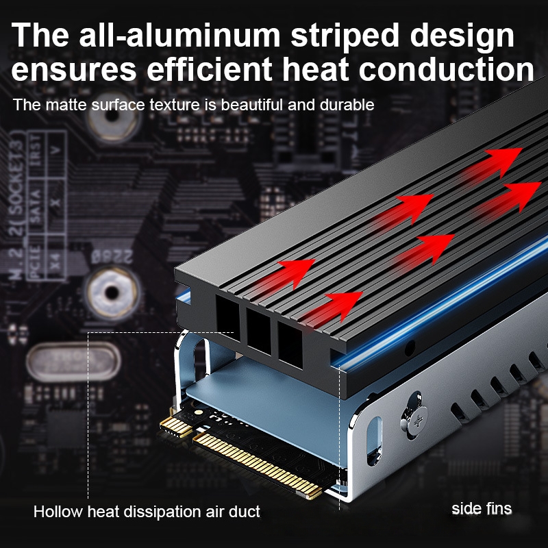 M.2 SSD Heatsink M2 2280 Solid - огляд і ціна Desk Setup Ps5