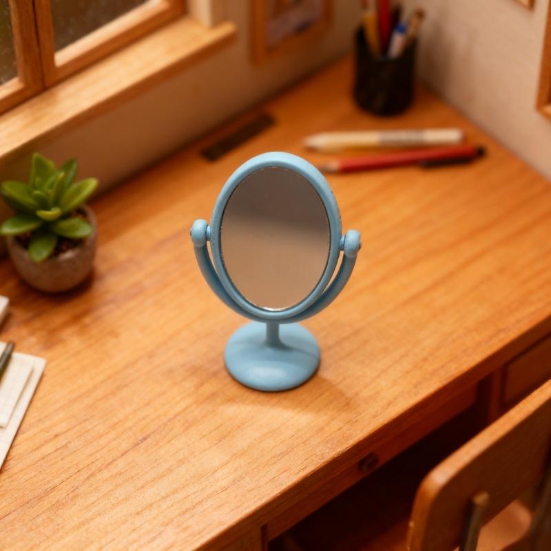 1Pcs Miniature Retro Mirror Dr - огляд і ціна Desk Setup Retro