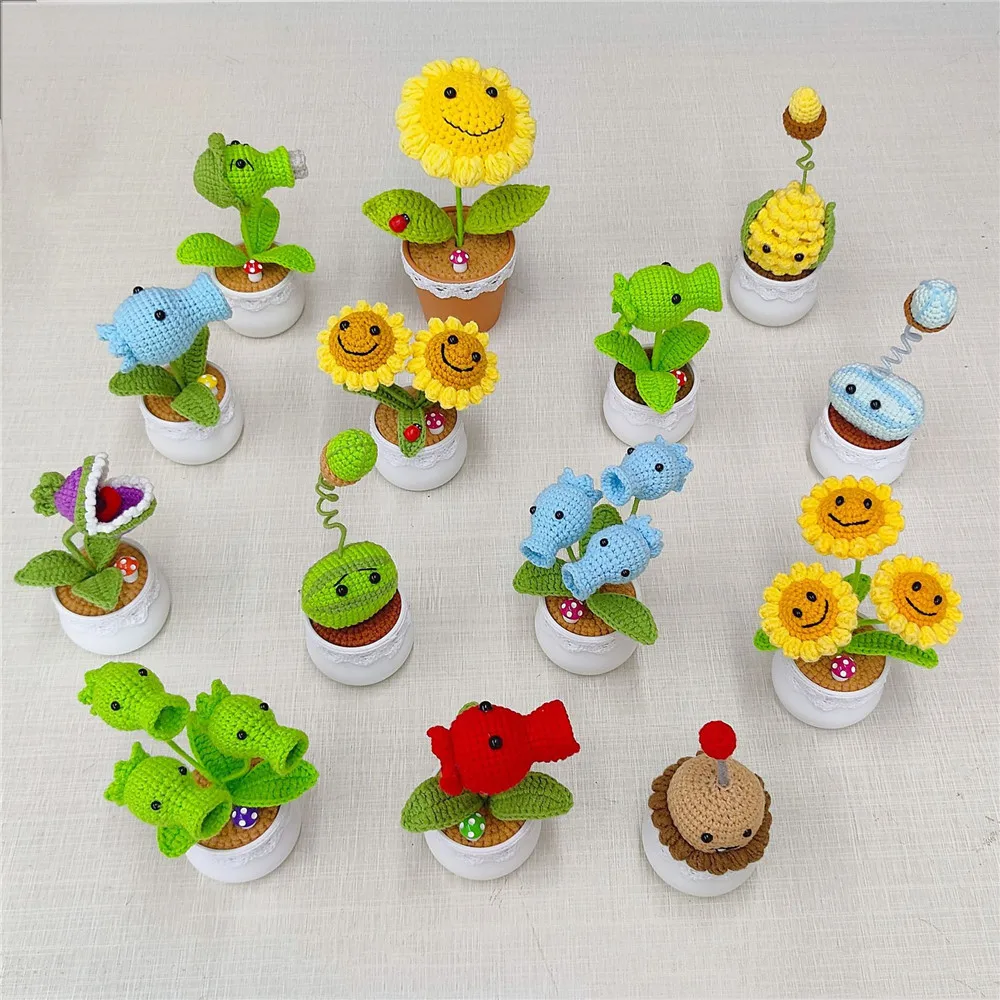 Plants Zombies Sunflower Pea F - огляд і ціна Desk Setup Plants