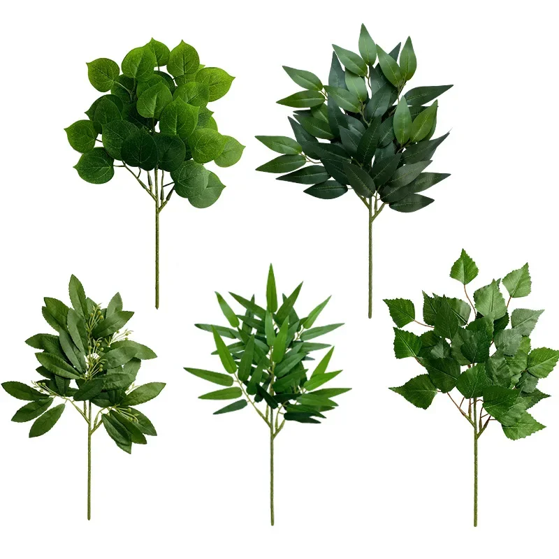 Simulated Apple Leaf Table Flo - огляд і ціна Desk Setup Plants