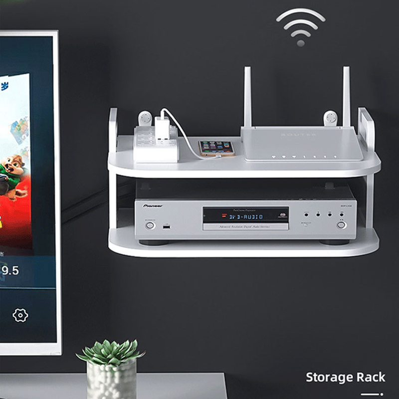 Wall-Mounted Router Cable Orga - огляд і ціна Desk Setup Tv