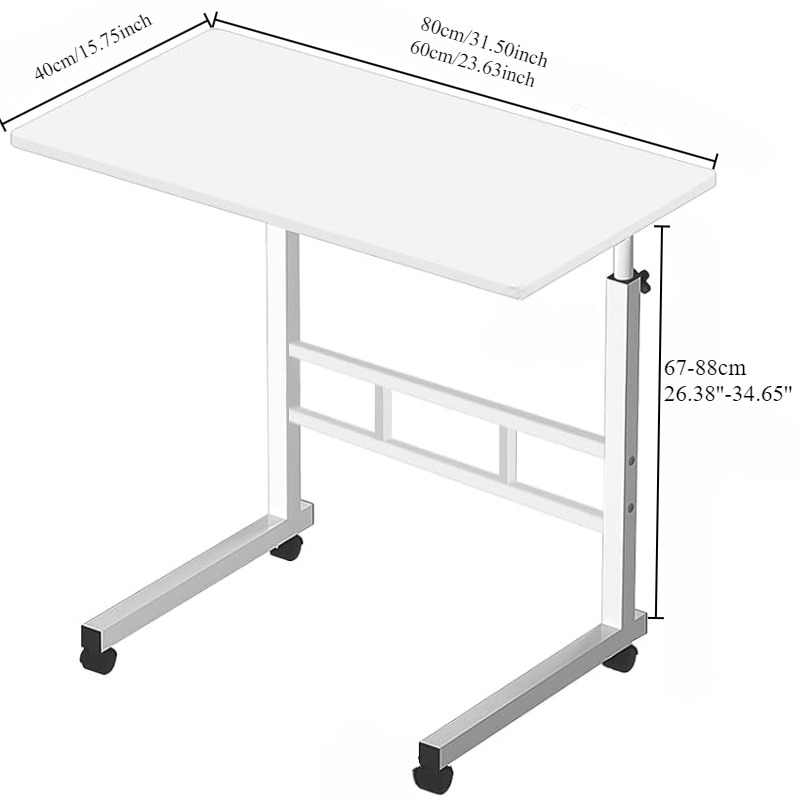 Bedside Desk with Universal Wh - огляд і ціна Desk Setup Notebook