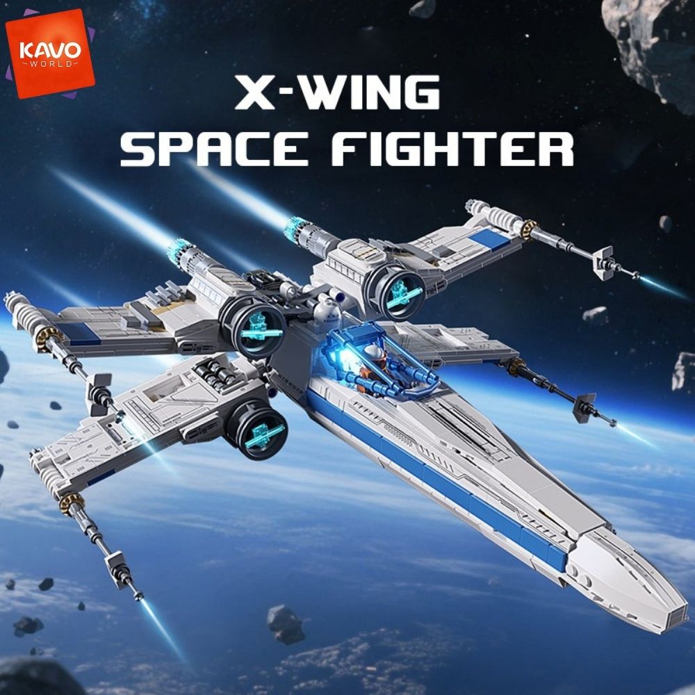 KAVOWORLD 1271pcs Sci-Fi Space - огляд і ціна Desk Setup Black And White