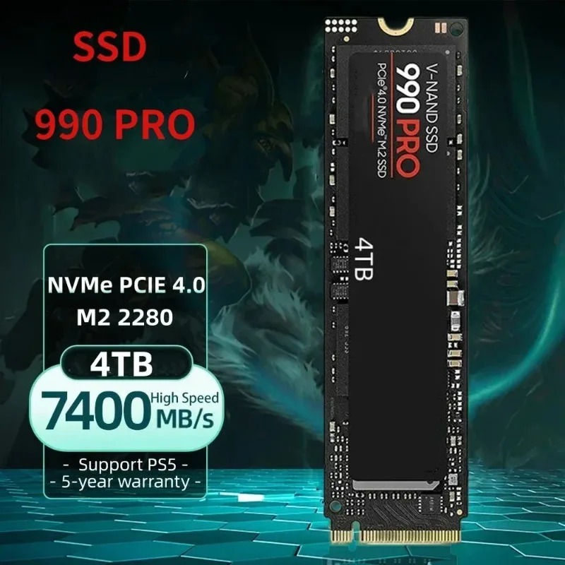 Genuine 990 PRO M.2 2280 NVMe  - огляд і ціна Desk Setup Ps5