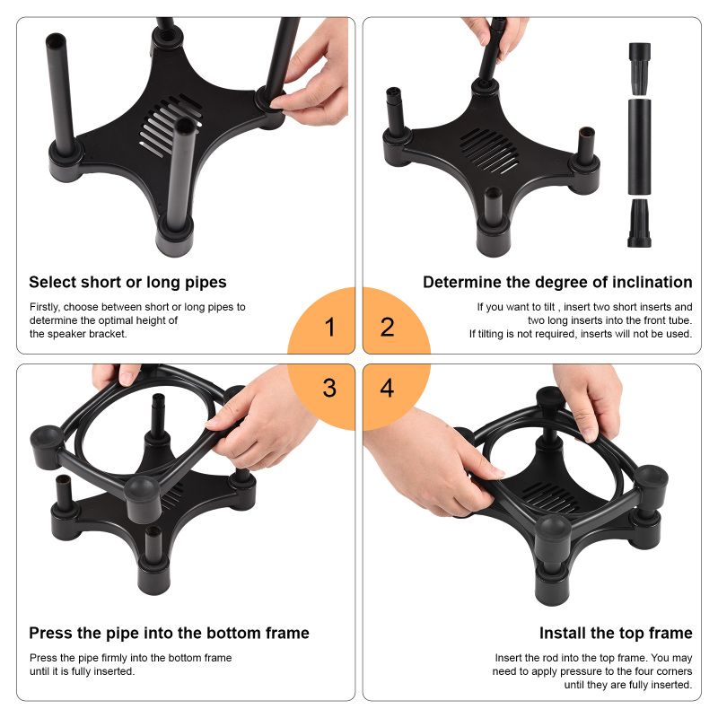 Desktop Speaker Stands Monitor - огляд і ціна Desk Setup Speakers