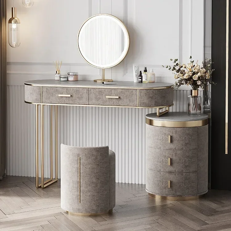 Bedroom Set European Furniture - огляд і ціна Desk Vanity Setup