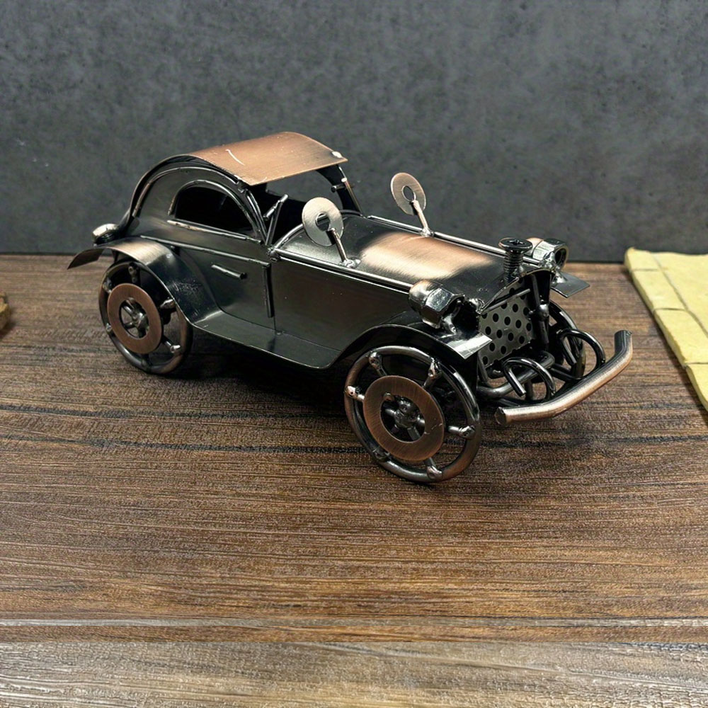Antique Iron Car Model Ornamen - огляд і ціна Desk Setup Retro
