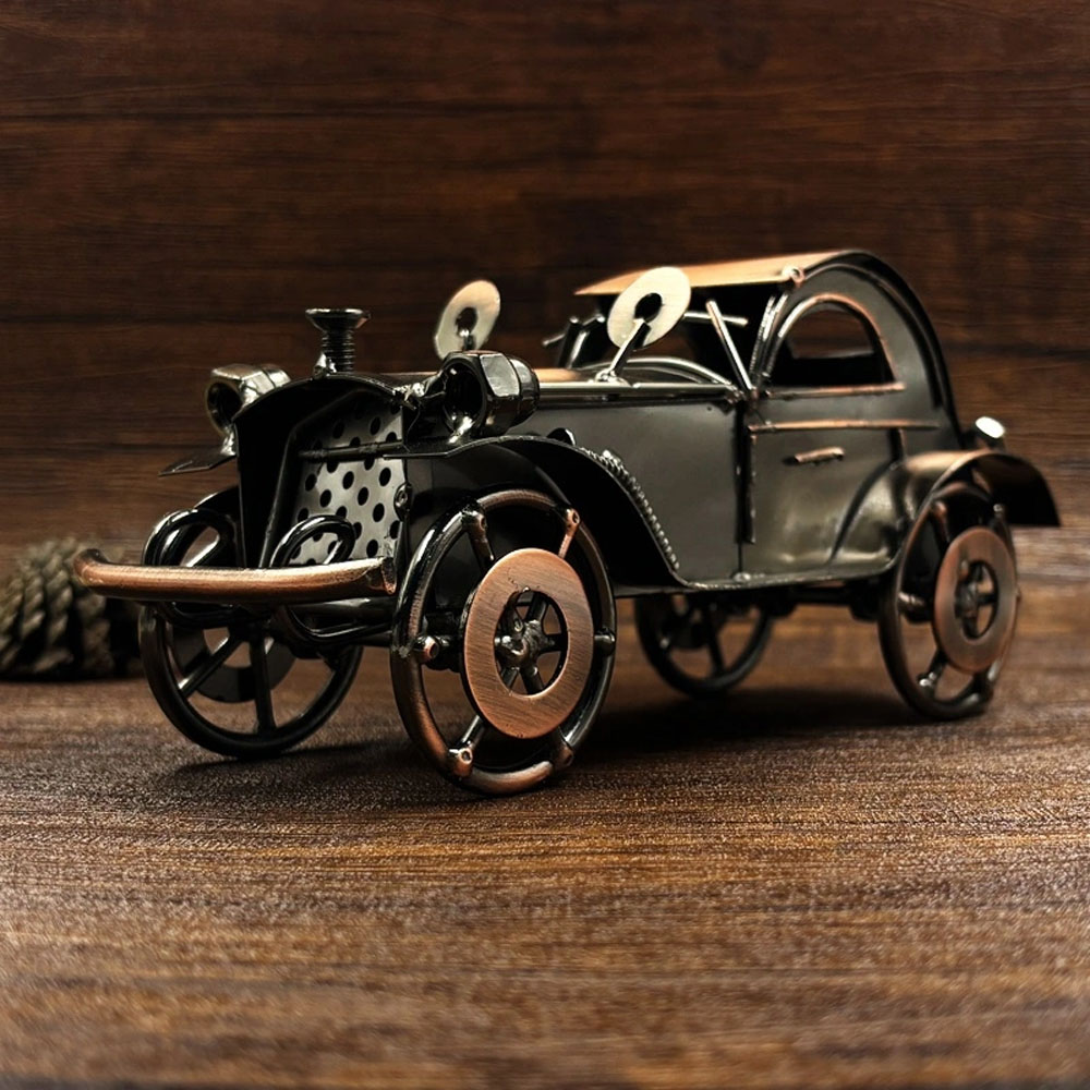 Antique Iron Car Model Ornamen - огляд і ціна Desk Setup Retro