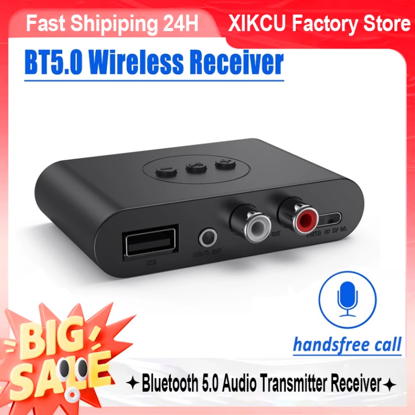 Bluetooth 5.0 Audio Transmitte - огляд і ціна Desk Setup Speakers
