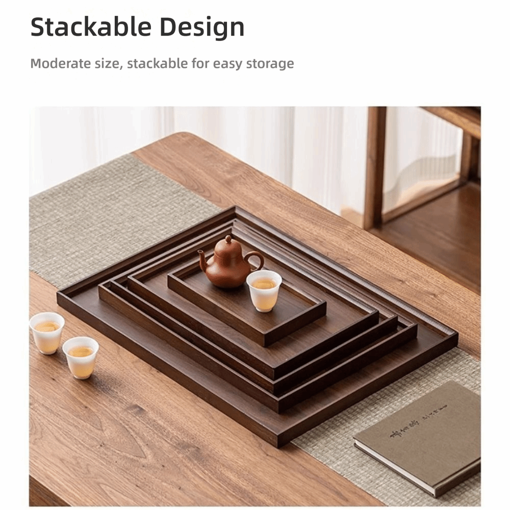 Decorate Tray Natural Bamboo B - огляд і ціна Desk Setup Retro