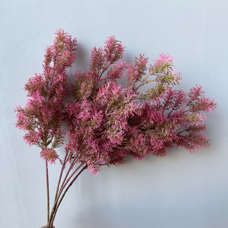 Artificial Colored Pine Branch - огляд і ціна Desk Setup Plants
