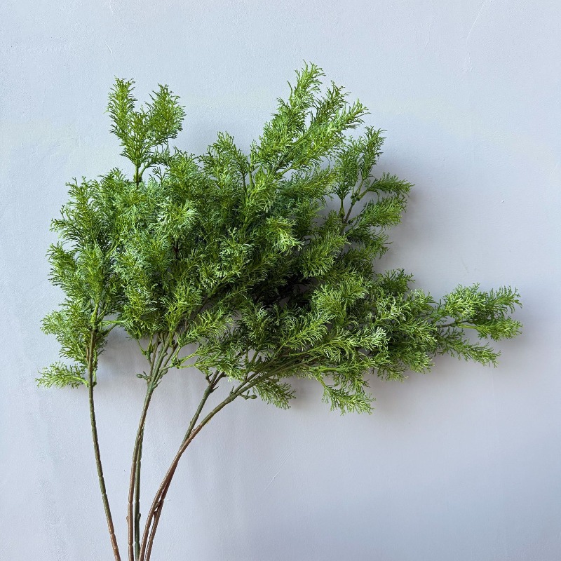 Artificial Colored Pine Branch - огляд і ціна Desk Setup Plants