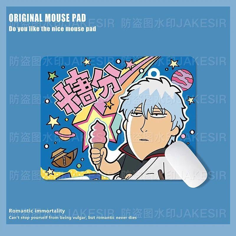 Kawaii Gintama Large Mouse Pad - огляд і ціна Desk Setup Notebook
