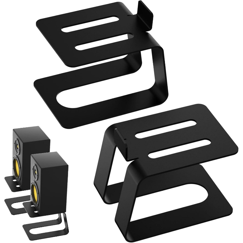 2pcs lot Desktop Speaker Stand - огляд і ціна Desk Setup Speakers
