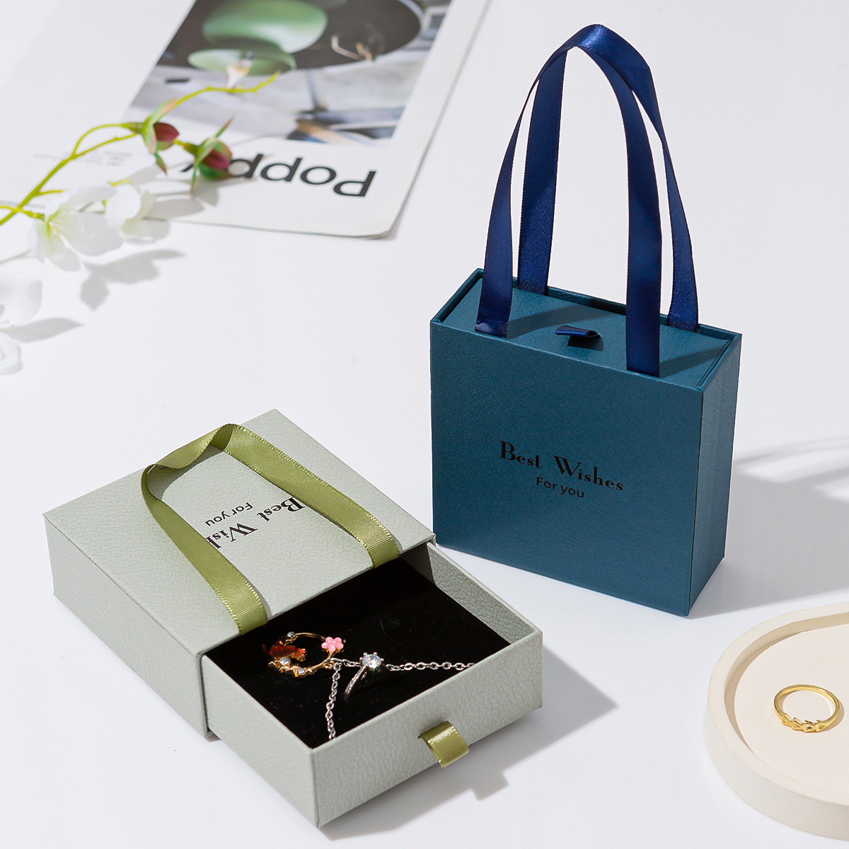 Handheld Jewelry Box Paper Pul - огляд і ціна Ring Binder Box