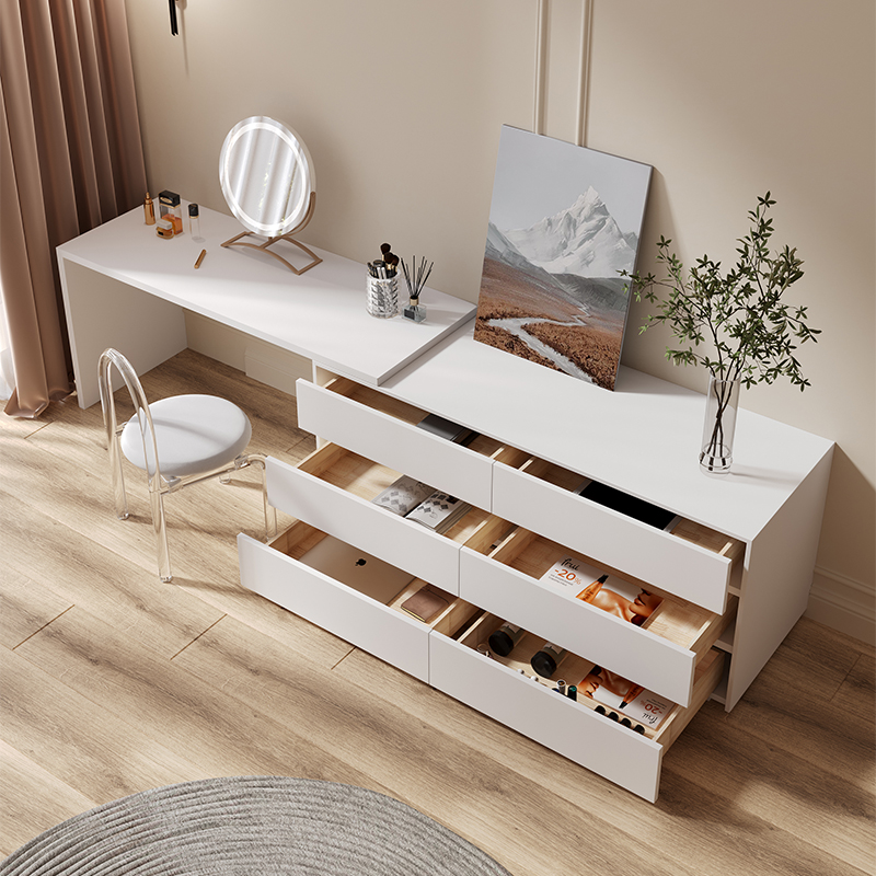 Dresser,Multi-purpose Flat L S - огляд і ціна Desk Vanity Setup