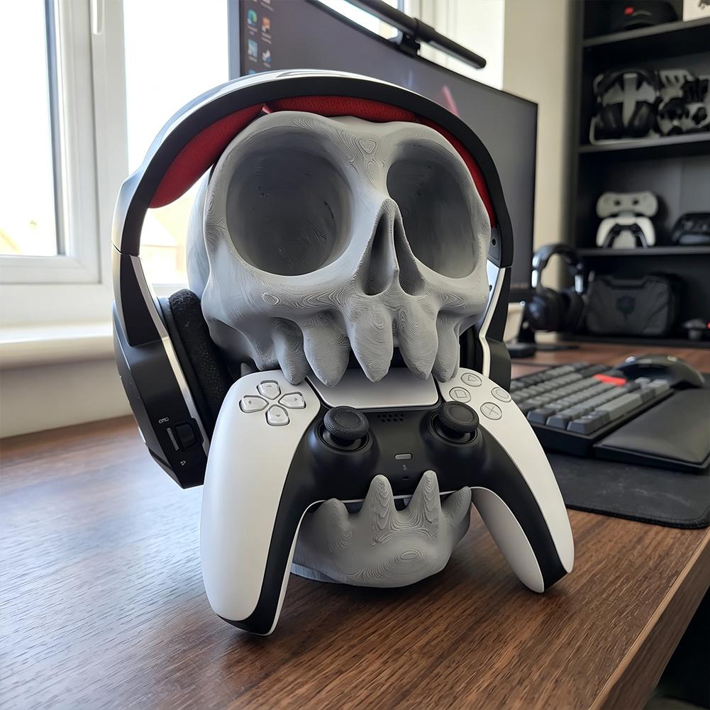 Skull Earphone Gamepad Stand 3 - огляд і ціна Desk Setup Ps5