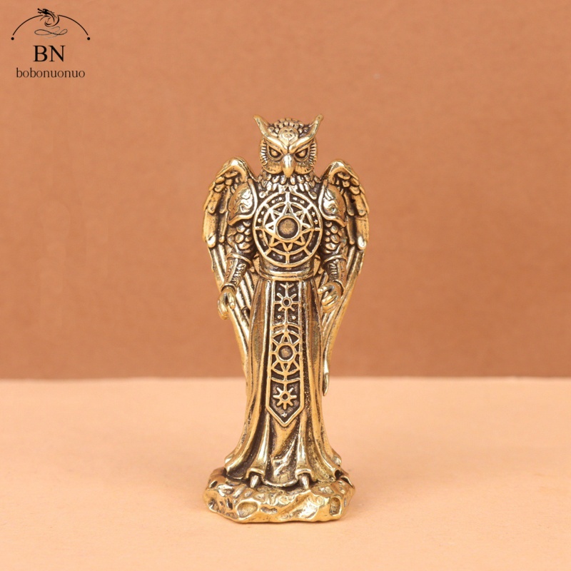 Retro Brass Owl Knight Prophet - огляд і ціна Desk Setup Retro