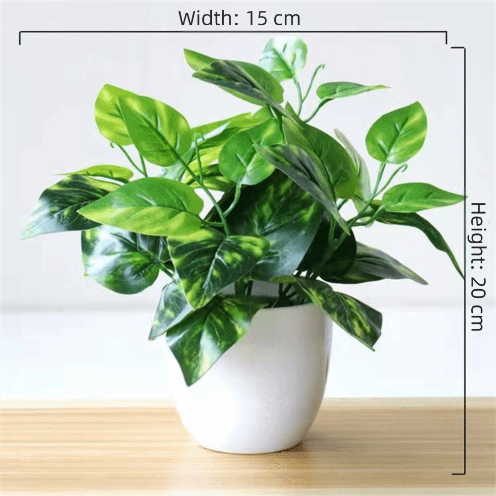 Mini Fake Potted Flowers Bonsa - огляд і ціна Desk Setup Plants