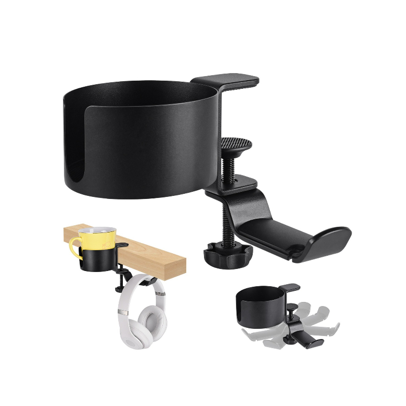 360° Rotating Desk Headphone H - огляд і ціна Desk Setup For Office