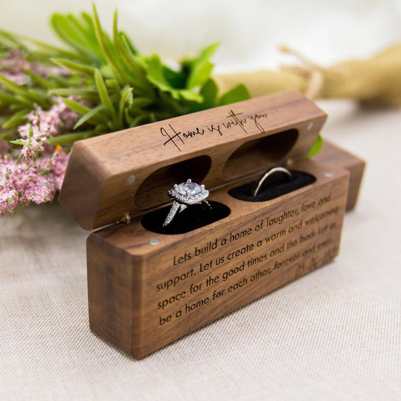 ZB91 Fashion Wood Ring Box for - огляд і ціна Ring Binder Box