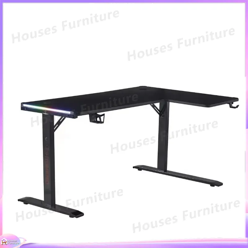 Large 160cm Gaming Desk with L - огляд і ціна Desk Setup For Office