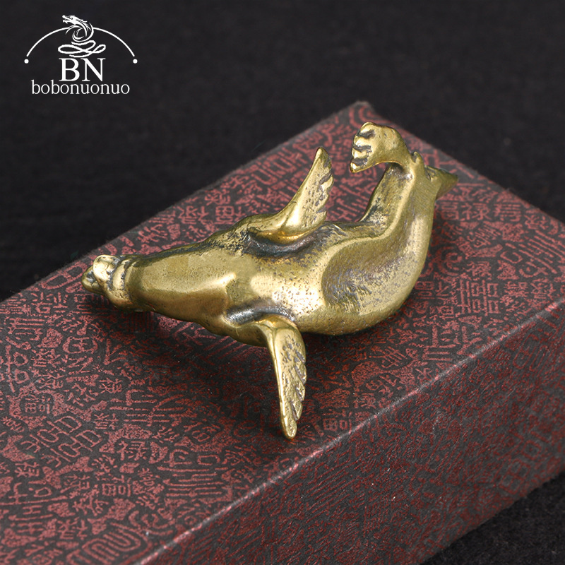 Metal Brass Sea Lion Animal Fi - огляд і ціна Desk Setup Retro