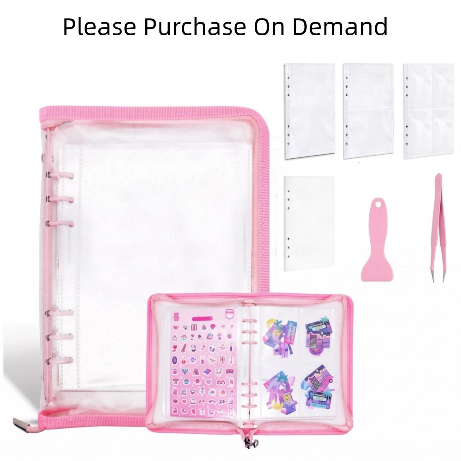 A5 Sticker Organizer Binder 6  - огляд і ціна Ring Binder Box