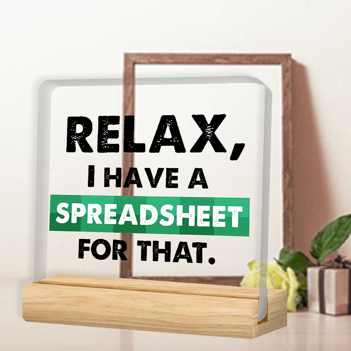 1PC Office Desk Sign - Account - огляд і ціна Desk Setup Retro
